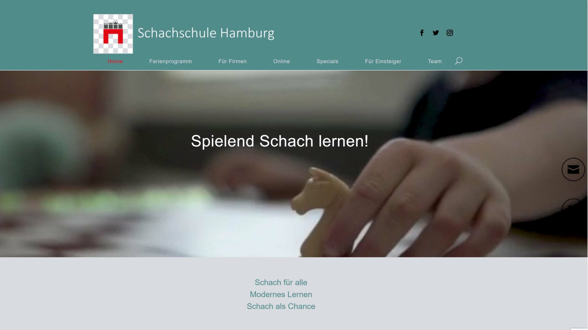 Schachschule Hamburg<br />
Website